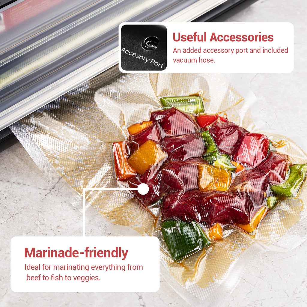 Vacuum Sealer Accessories & Containers for Easy Food Storage